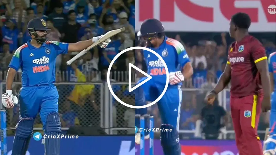 Watch - Rohit Sharma's Never-Seen-Before Animated Celebration After Historic 100 vs WI